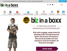 Tablet Screenshot of bizinaboxx.com